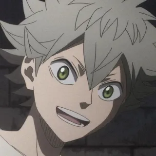 🎻 a6633c9f Asta Black Clover アニメ, 漫画, キャラクター, アスタ, ブラッククローバー telegram sticker