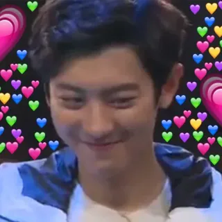 🖤 3d5ae148 pria, wajah, senyum, hati, imut, potret whatsapp sticker