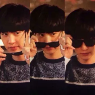 😎 49911424 orang, kacamata hitam, kasual, asia whatsapp sticker