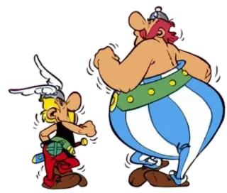 💃 fe47cc26 Asterix and Obelix Cartoni animati, Fumetti, Personaggi, Asterix, Obelix, Galli telegram sticker