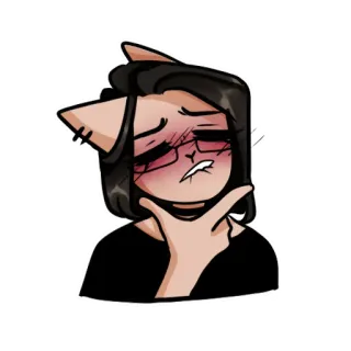 🤤 2b6f3ac7 anime, hoạt hình, người, bản vẽ, phác thảo, minh họa telegram sticker