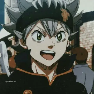 😃 b272077a Asta Black Clover Anime, Manga, Asta, Black Clover, Shonen, Sihir, Fantasi whatsapp sticker