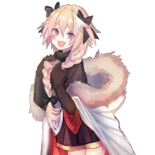 😃 3d21cb4a Astolfo Anime, Manga, Personaje, Pelo rosa, Lindo, Personaje de anime telegram sticker