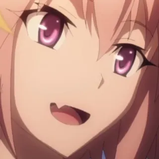 💕 191402e0 anime, ragazza, capelli rosa, carina, femmina telegram sticker