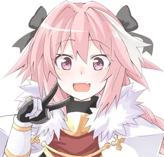 ✌️ 684fe379 Astolfo Fate/Apocrypha Аниме, Манга, Fate, Милый, Трап telegram sticker