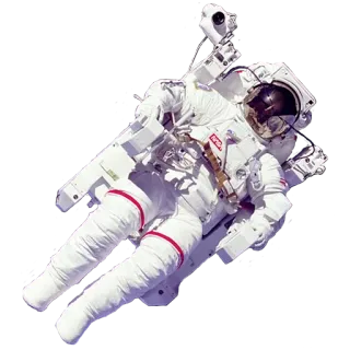 😕 bc7b8d1d astronaute, espace, nasa, espace extra-atmosphérique, combinaison spatiale, exploration, science telegram sticker