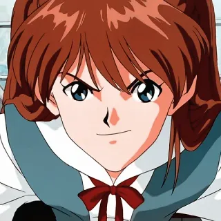 🙂 97f8e344 Asuka Langley Sohryu Neon Genesis Evangelion Anime, Personnage, Asuka, Fille, Evangelion telegram sticker