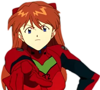 😀 7cb595df Asuka Langley Soryu Neon Genesis Evangelion アニメ, キャラクター, アニメキャラクター, アスカ, ラングレー, エヴァンゲリオン telegram sticker