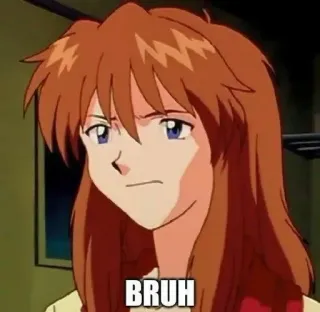 🌟 382c8a0e BRUH ミーム, ブル, 面白い, 表情, アニメ telegram sticker