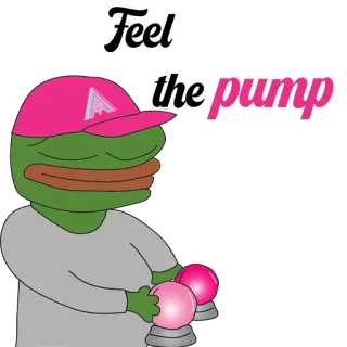 🚀 2ebcfa5f Pepe the Frog Feel the pump pepe, frog, feel the pump, pump, gym, bodybuilding telegram sticker