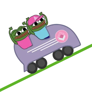 👍 83356a14 Pepe the Frog Pepe the Frog, meme, frog, internet culture telegram sticker