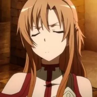 🍂 68f49336 Asuna Sword Art Online Anime, Sword Art Online, Asuna, Manga, Nữ, Nhân vật telegram sticker