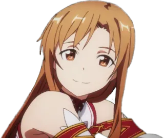 🙂 2339b558 Asuna Yuuki Sword Art Online Anime, Manga, Sword Art Online, Asuna, Personaje, Femenino, Chica whatsapp sticker