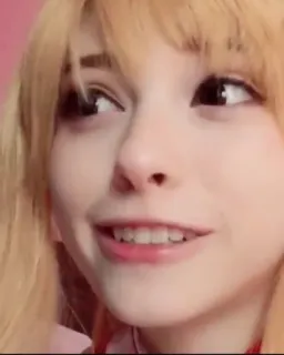 🥰 26c769b8 ผู้หญิง, ใบหน้า, คน, ผมบลอนด์ telegram sticker