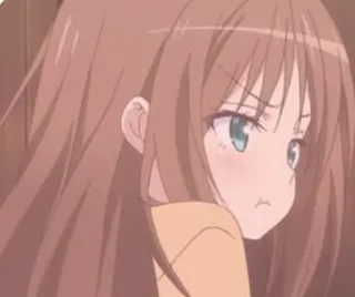 😠 83288f2a アニメ, 女の子, 悲しい, がっかり telegram sticker