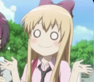 🤷‍♀️ cc1d6abf アニメ, 漫画, 女の子, 肩をすくめる, 困惑, 質問, 表情 telegram sticker