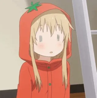 😨 fb5d924c アニメ, 女の子, トマト, 可愛い, 漫画, かわいい telegram sticker