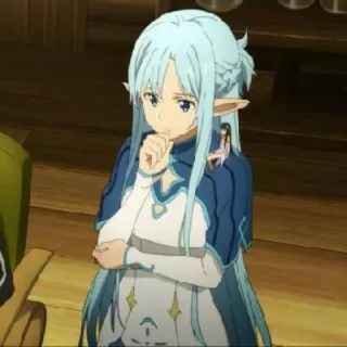 💘 35485e3d Asuna Sword Art Online anime, character, elf, sword art online, asuna whatsapp sticker