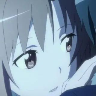 🌾 4fc2a634 anime, portrait, girl, teen, eyes whatsapp sticker