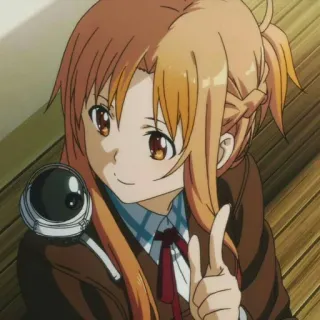 ✨ 5636123c Asuna Yuuki Sword Art Online anime, character, sword art online, asuna yuuki, cartoon whatsapp sticker