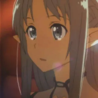 ❄️ 5dfcc463 anime, elf, character, woman, girl whatsapp sticker