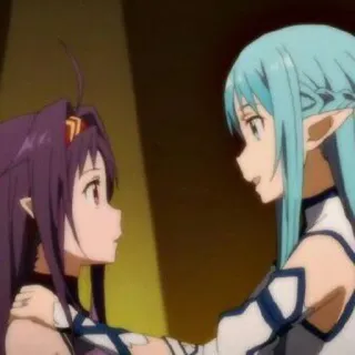 🐾 f1dc9291 Asuna Sword Art Online anime, sword art online, characters, animation, fantasy whatsapp sticker