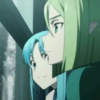 ❄️ 0aff5462 anime, characters, friendship, animated telegram sticker