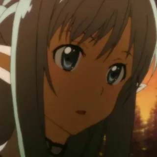 ❄️ b90961ac anime, girl, character, elf, fantasy, cute, portrait telegram sticker