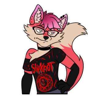 🙄 7fac7301 Slipknot Slipknot, バンド, 音楽, アンソロ, ケモノ telegram sticker
