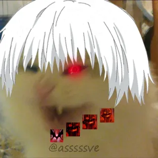 🤪 ed22807e @assssve кот, аниме, мемы, смешно, редактировать telegram sticker