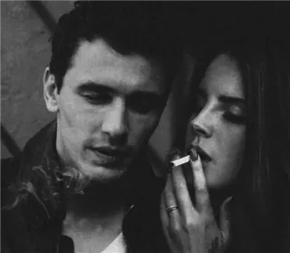 💜 873eca8d Fumar, Cigarro, Pessoas, Casal, Tabaco, Fumaça telegram sticker