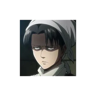 🧶 915dc3a7 Levi Ackerman Attack on Titan Anime, Attack on Titan, Levi Ackerman, Captain Levi, Putz Levi, AoT telegram sticker