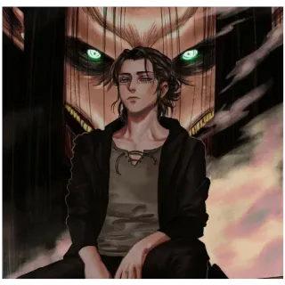 😎 a6d7f626 Eren Yeager Attack on Titan Anime, Attack on Titan, Eren Jäger, Titan, Manga, Fantasy, Charakter telegram sticker