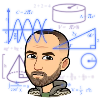 🎓 529fa5ef matemáticas, mate, educación, álgebra, geometría, ciencia, cálculos, números telegram sticker