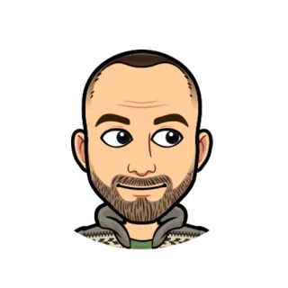 ☺️ 59277d24 Avatar, Bitmoji, Dibujo animado, Retrato, Arte digital, Hombre telegram sticker