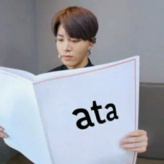 👍 2612ca76 ata Person, Lesen, Innenbereich, Tisch telegram sticker