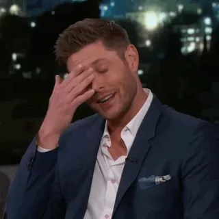 ⚡️ 2f3d6196 homme, costume, facepalm, fatigué, agacé telegram sticker