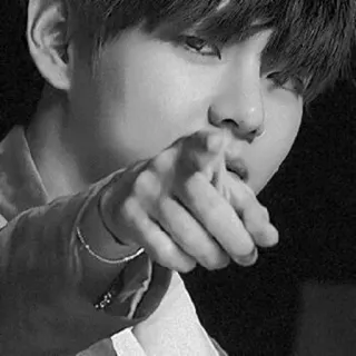 🦋 b21ff330 person, pointing, stare, monochrome, male, hand telegram sticker