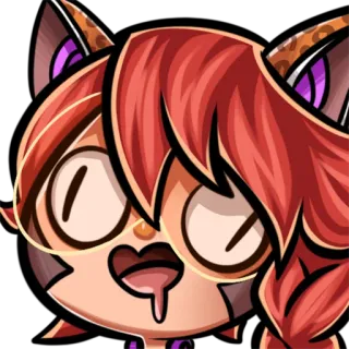 😦 6624d414 gatto, animale, cartone animato, anime, furry, stampa leopardata, occhiali telegram sticker