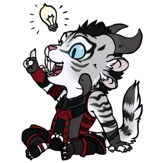 👌 282b8f35 mèo, động vật, hoạt hình, bóng đèn, nhân vật, hình minh họa telegram sticker