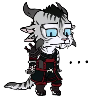 😕 30889ccf Furry, Hoạt hình, Quái vật, Sinh vật, Nhân vật, Động vật, Hình người telegram sticker