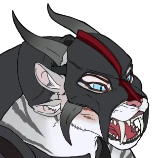 👇 75e007e4 Fantasy, Nhân vật, Áo giáp, Động vật, Sinh vật, Mũ giáp telegram sticker