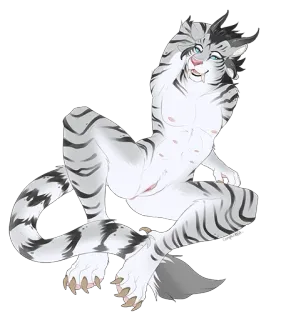 💋 e9007d2c Anthro, Furry, Hổ, Động vật, Nhân vật, Động vật có vú telegram sticker