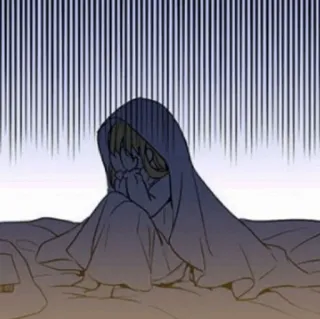 🎀 55ff9e5a tristeza, emocional, llorando, pena, desesperación, dibujos animados telegram sticker