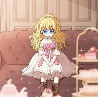 🎀 d087c7b0 Chica anime, Muñeca, Lindo, Vestido, Dibujo animado, Personaje, Manga telegram sticker