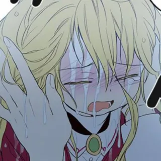 👑 987f068a chorando, triste, desenho animado, anime, mangá, personagem telegram sticker