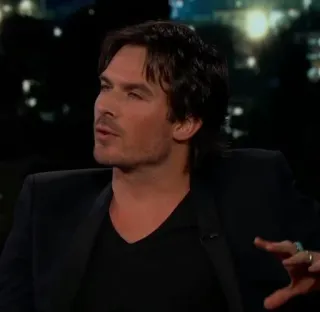 🖤 2c84d7a0 Ian Somerhalder นักแสดง, คนดัง, โทรทัศน์, สัมภาษณ์, ผู้ชาย, ภาพเหมือน telegram sticker