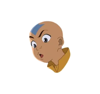 😡 0b1ee54a Aang Avatar: The Last Airbender Avatar, Aang, Dessin animé, Animation, Nickelodeon whatsapp sticker