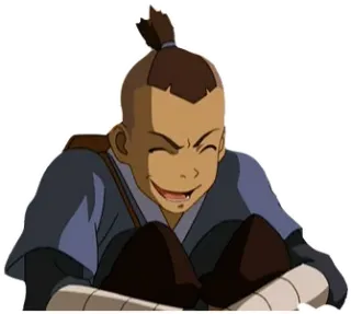 😂 4dceca0c Sokka Avatar: The Last Airbender Sokka, Avatar, Le Dernier Maître de l'Air, Dessin animé, Nickelodeon, Personnage whatsapp sticker