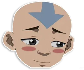 ☺️ c8953c8b Aang Avatar: The Last Airbender Aang, Avatar, Dessin animé, Animé whatsapp sticker